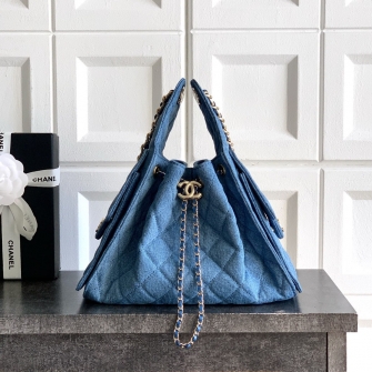 CHANEL 샤넬 25백 스몰 데님&카프스킨 (4칼러) #AS5293