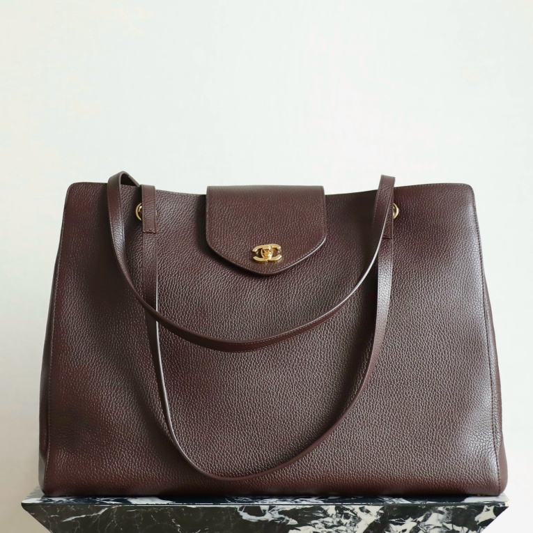 CHANEL 샤넬 슈퍼모델 쇼핑 토트백 #AS6245