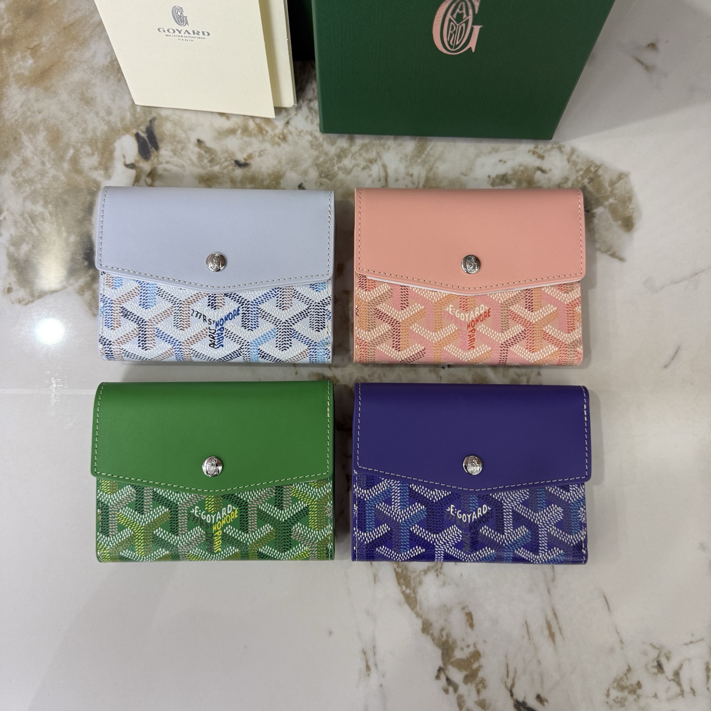 GOYARD 고야드 인서트 빅투아르 카드 홀더 멀티컬러 리미티드 에디션 INSINIPMLTY