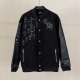 CHROME HEARTS 크롬하츠 세메터리 크로스 패치 바시티 자켓 #18330817