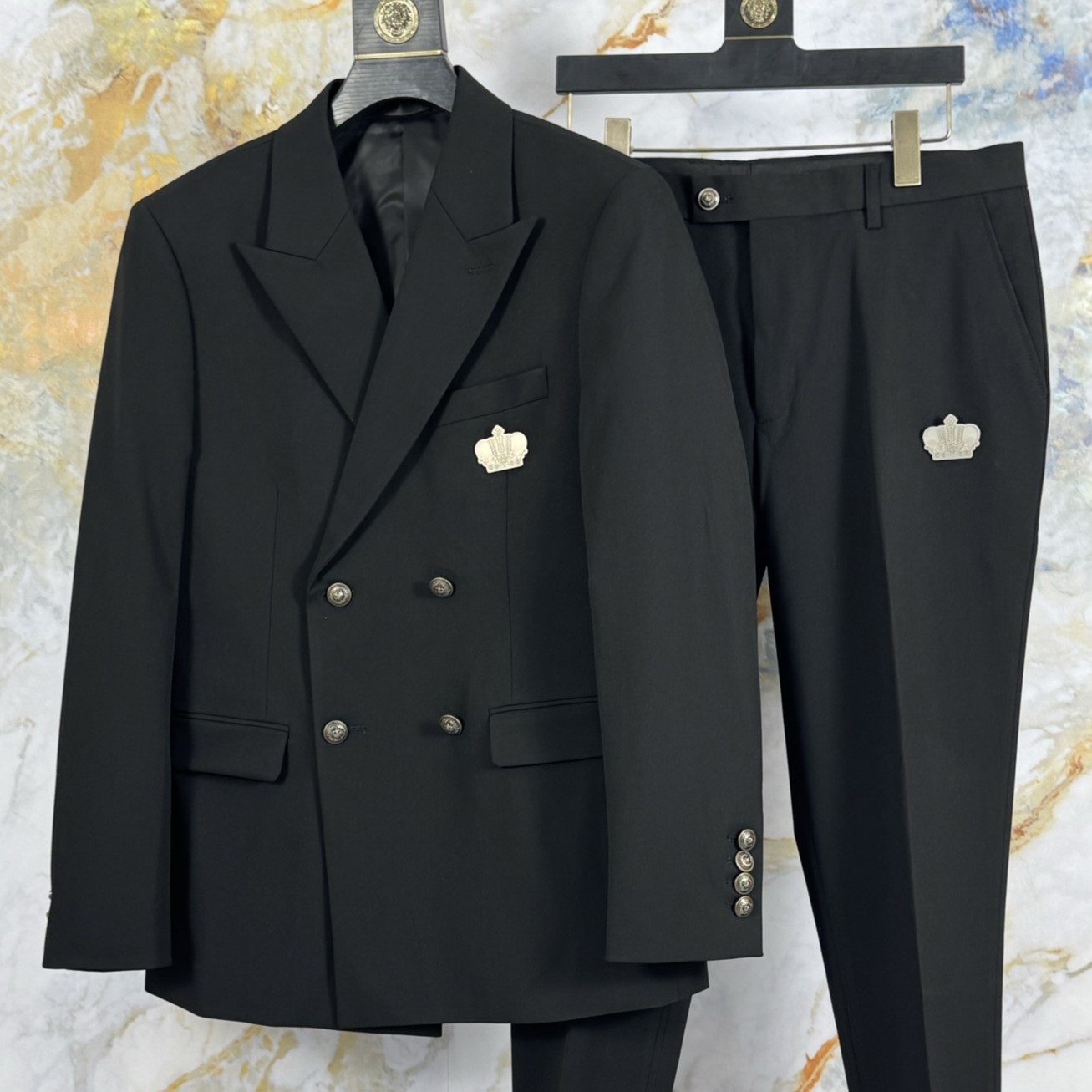 Dolce & Gabbana 돌체앤가바나 로고 아플리케 블레이저