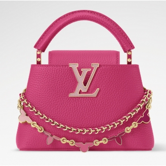LOUIS VUITTON 루이비통 카푸신 BB 플라워체인 토트백 M29952