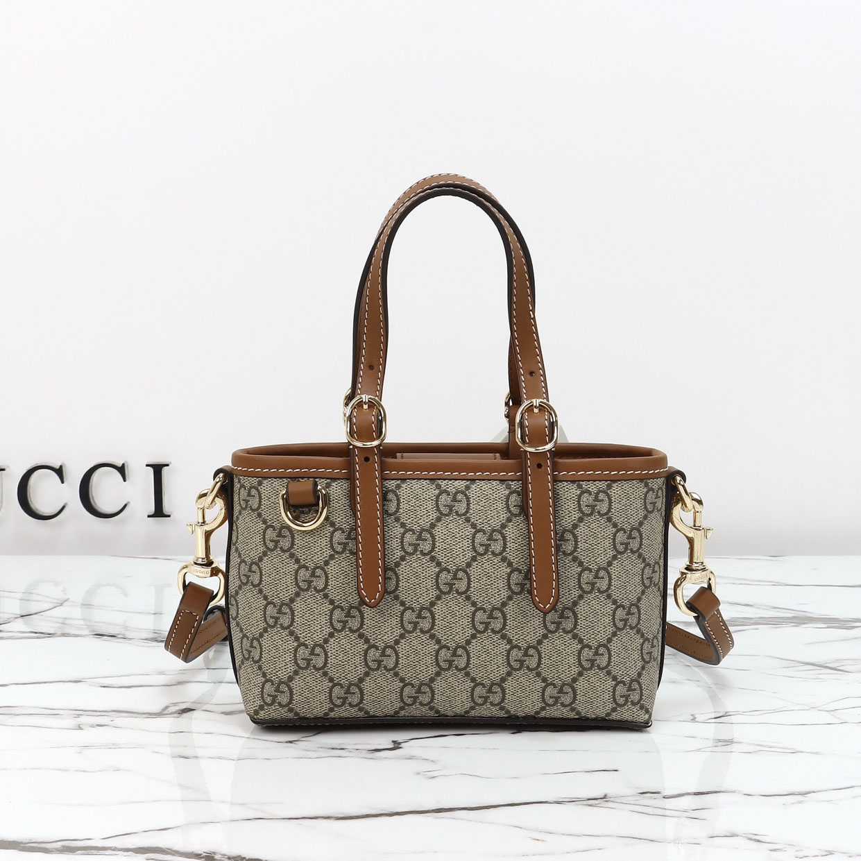 GUCCI 구찌 베니스 미니 GG 토트백 855491
