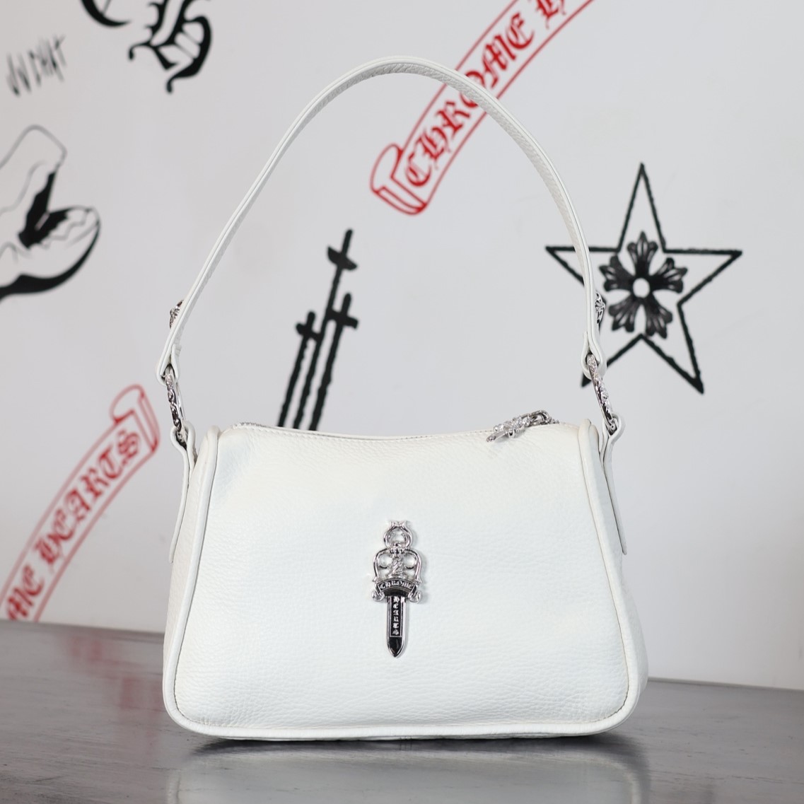 CHROME HEARTS 크롬하츠 Chicken Nugget bag 너겟백 K680 미듐 (925실버) #165696
