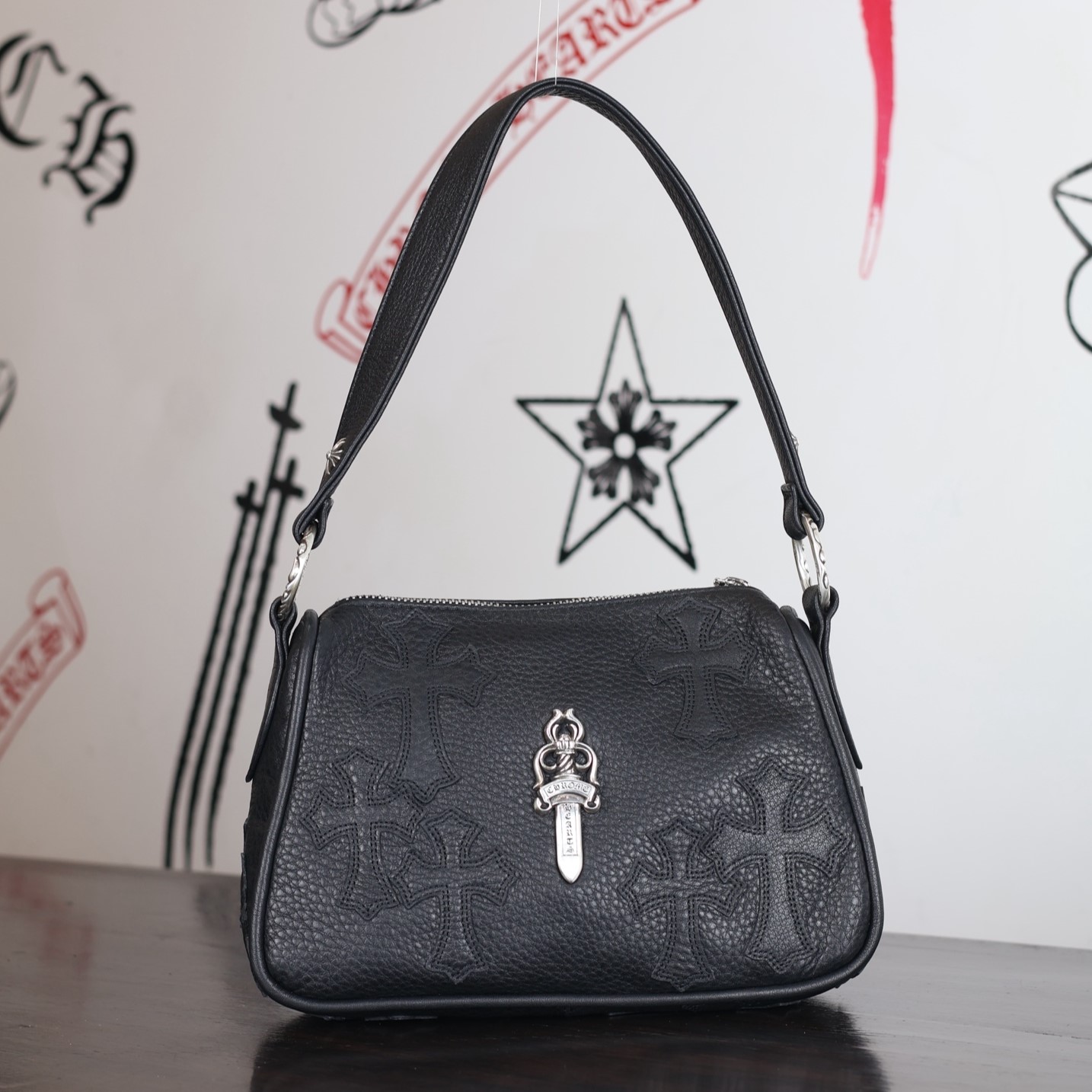 CHROME HEARTS 크롬하츠 Chicken Nugget bag 너겟백 K680 미듐 (925실버) #168696