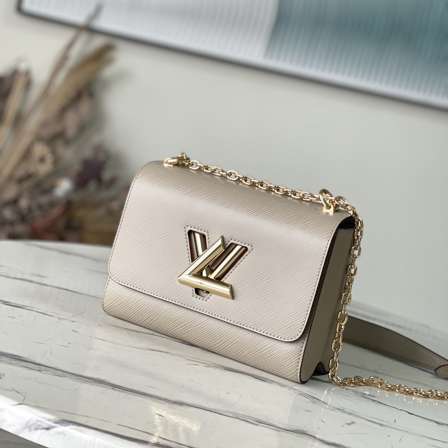 LOUIS VUITTON 루이비통 트위스트 MM (골드) M53754